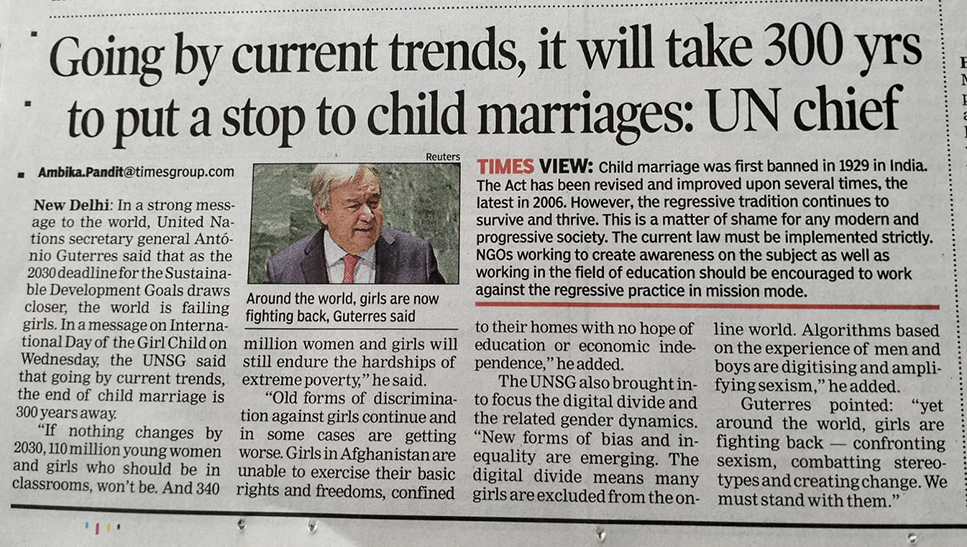 Stop Child Marriages